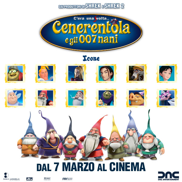 icone - Cenerentola e gli 007 nani